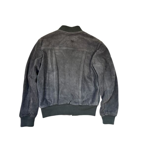 In Crowd Leather Bomber Jacket - Picture 2 of 4